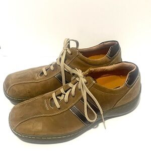 Men's Brown Leather Sneakers